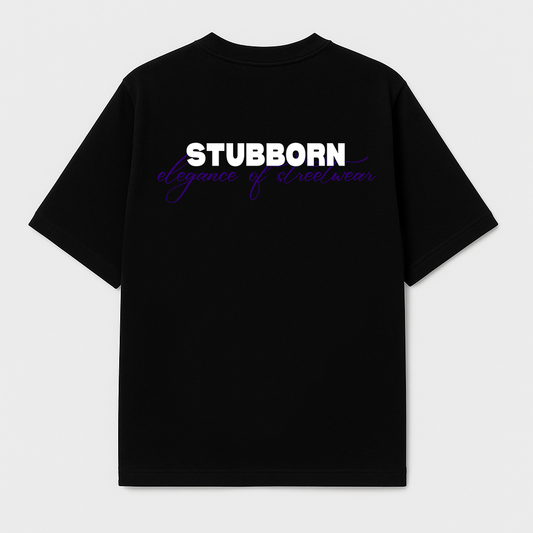 BLACK "ELEGANCE" T-SHIRT