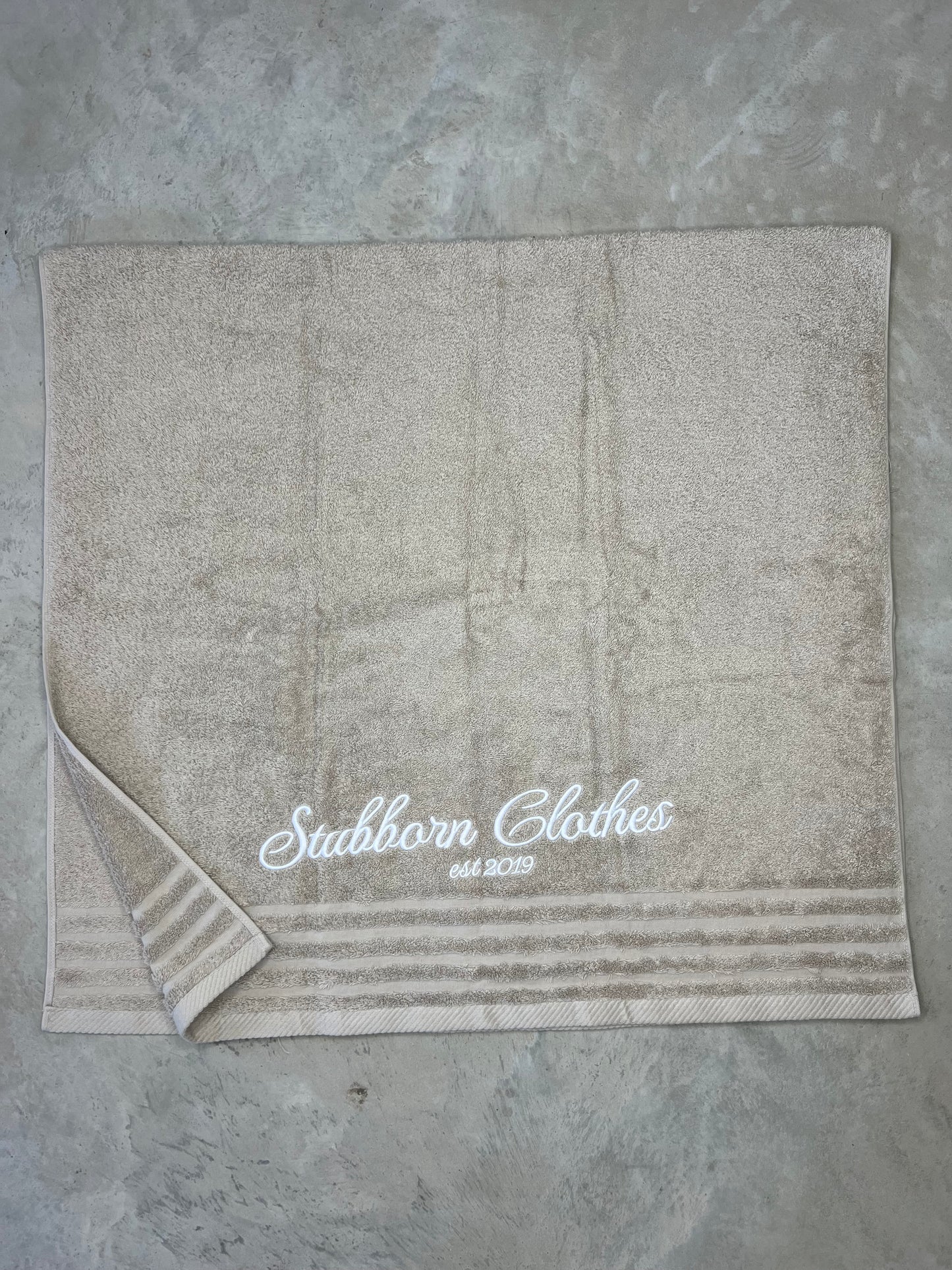BEIGE BEACH TOWELS