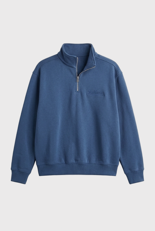QUARTER-ZIP SWEATER