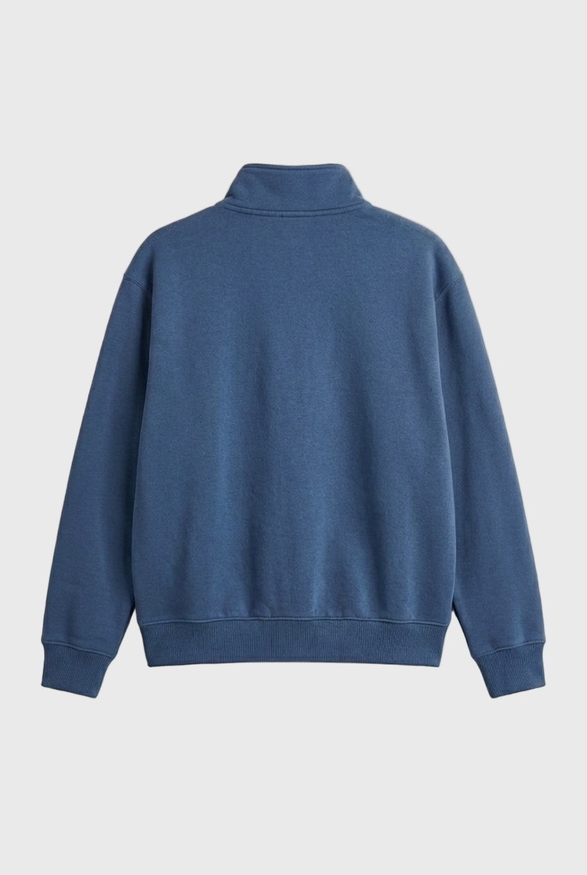 QUARTER-ZIP SWEATER