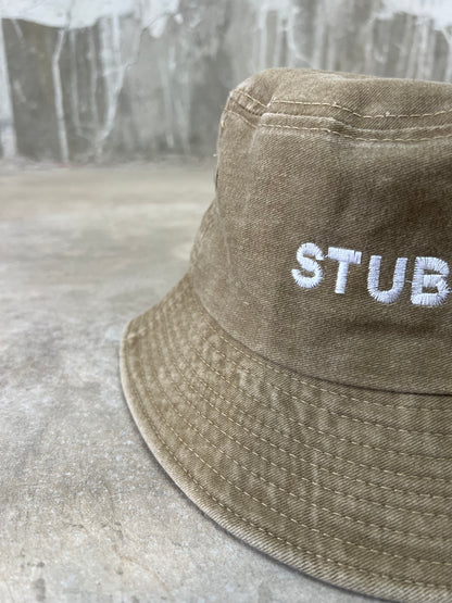 WASHED KHAKI BUCKET HAT