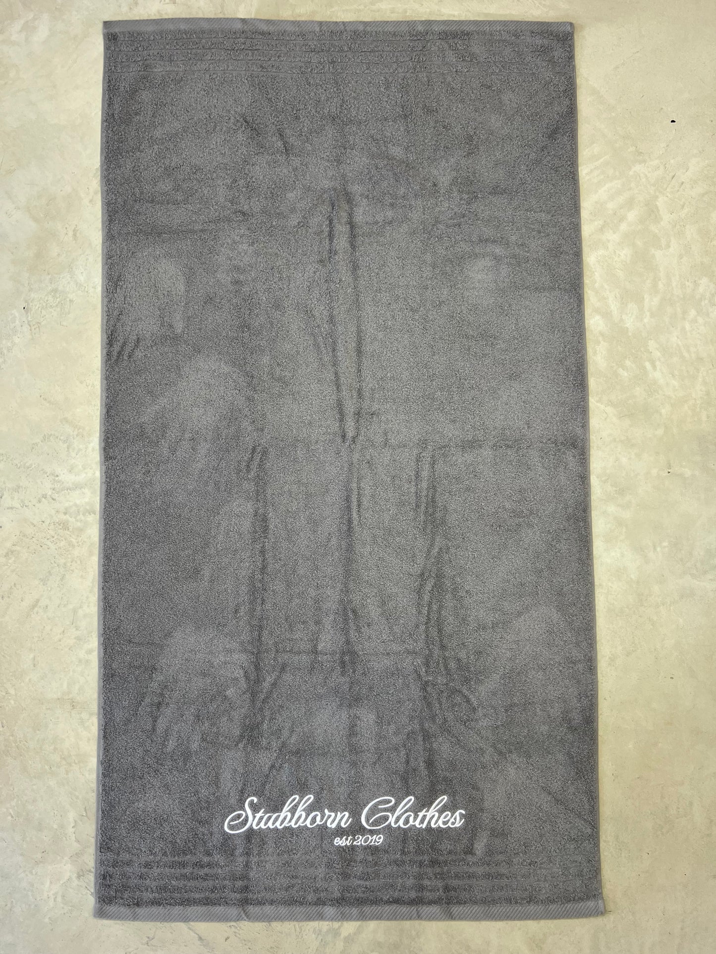 GREY BEACH TOWEL