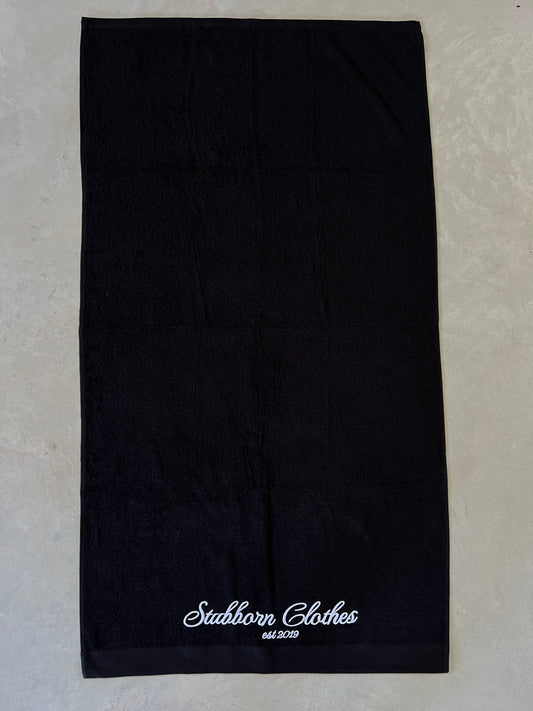 BLACK BEACH TOWELS