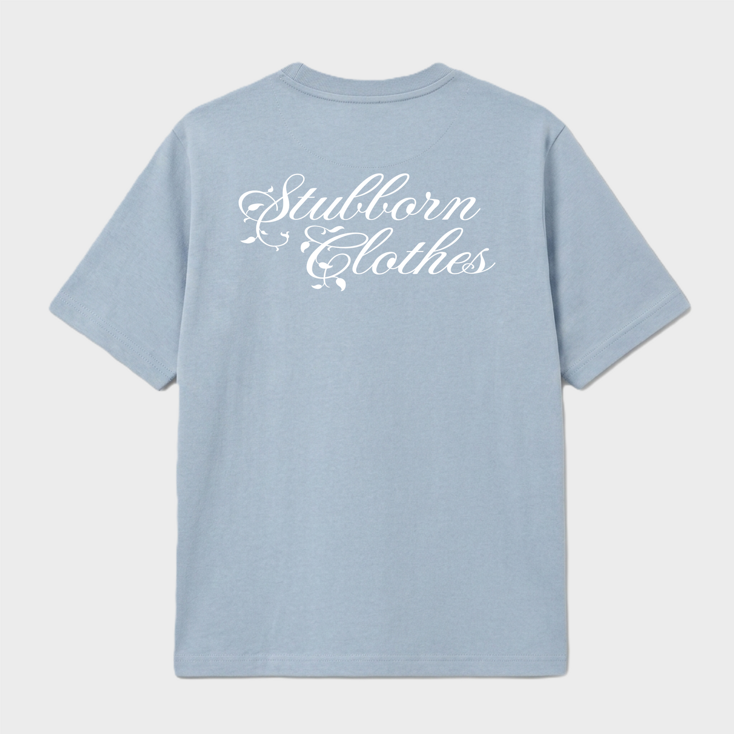 THE BABY BLUE IVY SCRIPT TEE